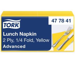 Servett TORK Lunch 2-lag 200/fp gul