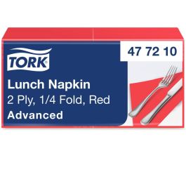 Servett TORK Lunch 2-lag 200/fp röd