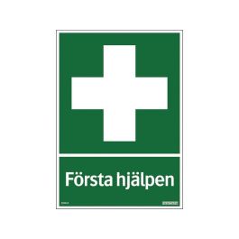 Skylt Första hjälpen 210x297mm