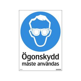 Skylt Skyddsglasögon 210x297mm