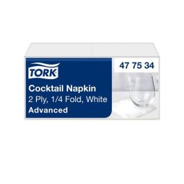 Servett TORK Cocktail vit 2-lag 200/fp