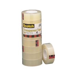 Kontorstejp SCOTCH 550 transparent 33m x 19mm