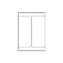 Transportetikett laser 105x220mm 500/FP
