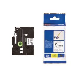 Tape BROTHER TZEFX221 9mm svart på vit