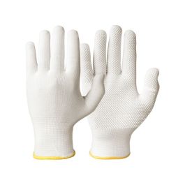 Textilhandske 0483 noppor vit 10