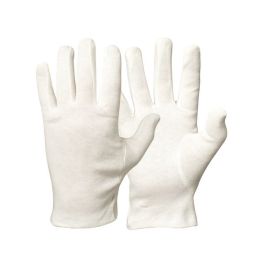 Textilhandske vit 26cm S/M 12PAR/FP