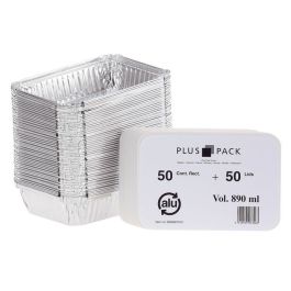 Aluminiumform inkl. lock 890ml 50/FP