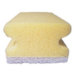 Rengöringssvamp med grepp 7,5x15cm vit