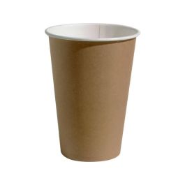 Pappersbägare 20cl brun/vit 100/FP