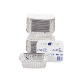 Aluminiumform inkl. lock 450ml 50/FP