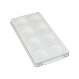 Plastpalett för 8 färgblock