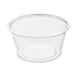Dressingbägare rPET 60ml transparent 100/FP