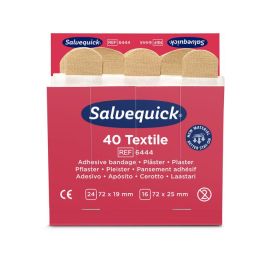 Plåster SALVEQUICK refill textil 40/FP