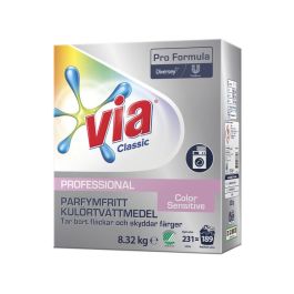 Tvättmedel VIA Pro Formula Color Sensitive 8,32kg