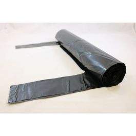 Plastsäck LD knyt 125 liter 40my svart 10/RL