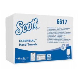 Handduk SCOTT ESSENTIAL vit 5100ark