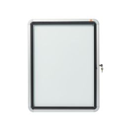 Glasskåp NOBO utomhusbruk magnetisk 4xA4