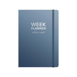 Kalender Week planner odaterad blå - 1051