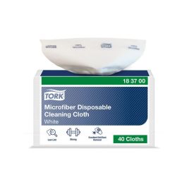 Microfiberduk TORK 29,5x34cm vit 40/FP