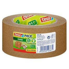 Packtejp TESA 50mm x 50m Papper Brun