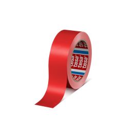 Förslutningstejp TESA PVC röd