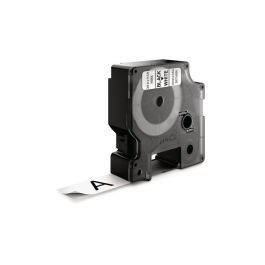 Tape DYMO D1 19mm nylon svart på vit