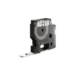 Tape DYMO D1 12mm nylon svart på vit