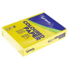 Kopieringspapper LYRECO A4 80g oh solgult 500/FP