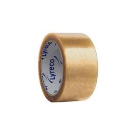 Packtejp LYRECO PP 50mm x 66m klar 6/FP