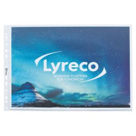 Plastficka LYRECO A3L 0,08 klar 10/FP