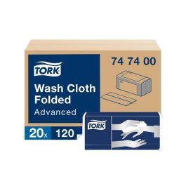 Tvättlapp TORK Adv 4-lag vit 2400/FP