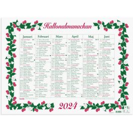 Väggkalender Stora Hallon almanacka - 5010