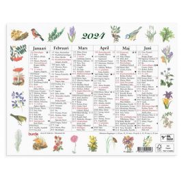 Väggkalender Lilla Naturalmanackan - 5045