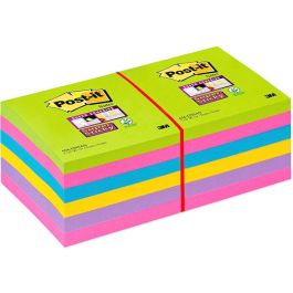 Notes POST-IT SuperSticky Rainbow76x76mm