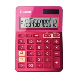 Miniräknare CANON LS-123K rosa