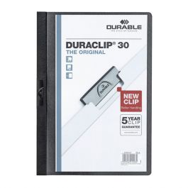 Klämmapp Duraclip 2200 A4 3mm svart