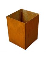 L-kruka utan botten corten 45x45x55cm