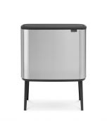 Papperskorg BRABANTIA Bo Touch 11+23L Matt