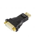 Adapter DELTACO DP-DVI svart