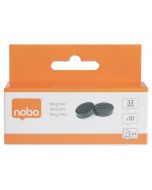 Magnet NOBO 32mm sort 10/FP