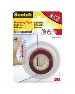 Monteringstejp SCOTCH transp. 19mm x 1,5m