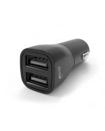 Laddare Bil GEAR 2xUSB-A 3,4A svart