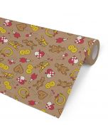 Julpapper 57cm x 154m kraft Lusselelle