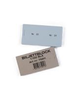 Biljettblock 1-100 blå