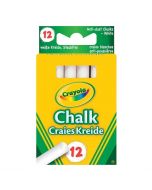 Tavelkrita CRAYOLA vit 12/FP