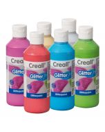 Glitterfärg CREALL 6x250ml