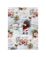 Julpapper 57cm x 154m White Christmas