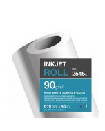 Inkjetpapper CLF 610mm x 45m 90g