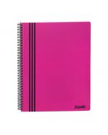 Kollegieblock BANTEX A4 PP pink