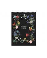 Väggkalender Illustrerad blomster 2025